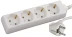 Удлинитель СВЕТОЗАР электрический с заземлением, евро, 4 гнезда, 5м SV-55043-5 купить в Кургане