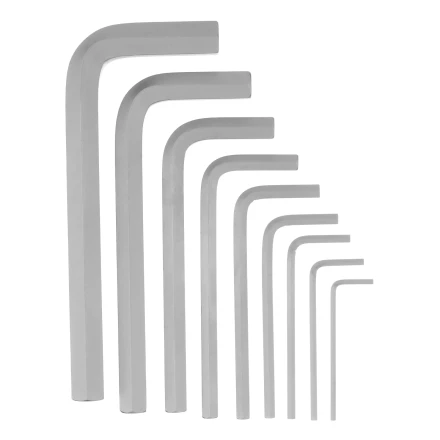 Набор ключей имбусовых, HEX, 2-12 мм, CrV, 9 шт. Сибртех 123677 купить в Кургане