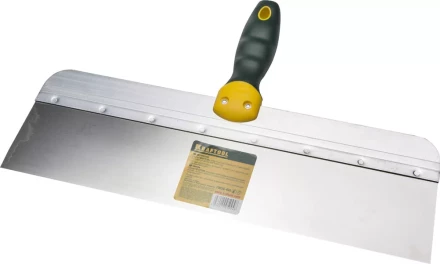 Шпатель KRAFTOOL фасадный с двухкомпонентной ручкой, нержавеющее полотно, 400мм 10036-400 купить в Кургане