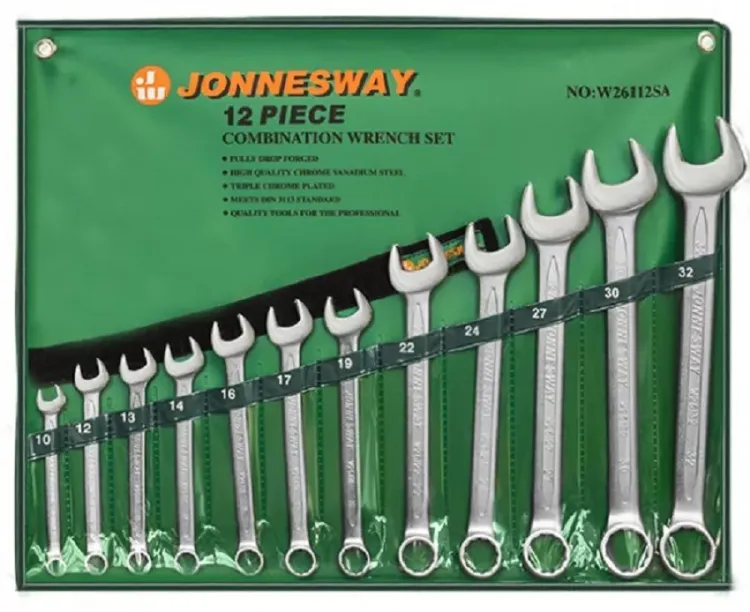 Набор ключей комбинированных 10-32мм 12предметов Jonnesway W26112SA 48140 купить в Кургане