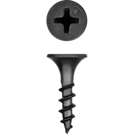 Саморезы СГД гипсокартон-дерево, 16 х 3.5 мм, 15 000 шт, фосфатированные, KRAFTOOL 3005-16 купить в Кургане