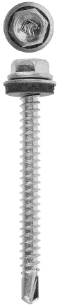 Саморезы ЗУБР &quot;ПРОФЕССИОНАЛ&quot; оцинков., для крепл. кров. матер. к дерев. обреш., 4.8х60мм, 1000шт 4-300310-48-060 купить в Кургане