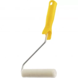 Мини-валик в сборе &quot;Лаки&quot;  110 мм ворс 5 мм D 16 мм D ручки 6 мм Велюр Сибртех 80592