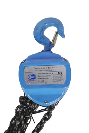 Таль ручная шестеренная TOR ТРШ C 5ТХ6M PRO 101561 купить в Кургане