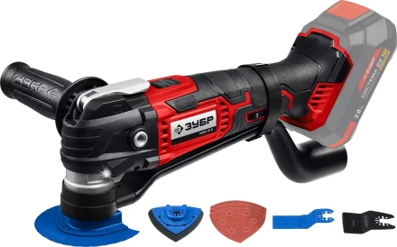 ЗУБР C1-18, 18 В, OQIS, без АКБ, реноватор, набор насадок (МФИ-18 Н) купить в Кургане