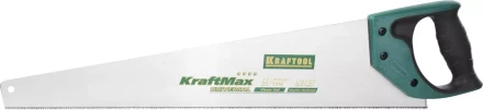 Ножовка &quot;KraftMax&quot; UNIVERSAL, универсальный точный рез, универсальный мелкий закаленный зуб, 9/10 TPI, 550мм, KRAFTOOL 15223-55 купить в Кургане