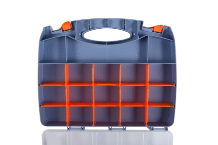 Ящик-органайзер пластиковый двусторонний Кратон 380 мм 2 14 01 016 купить в Кургане