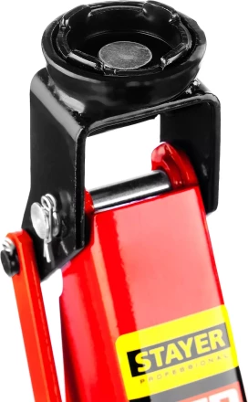 Домкрат гидравлический подкатной &quot;RED FORCE&quot;, 2т, 130-350мм, в кейсе, STAYER 43153-2-K 43153-2-K купить в Кургане