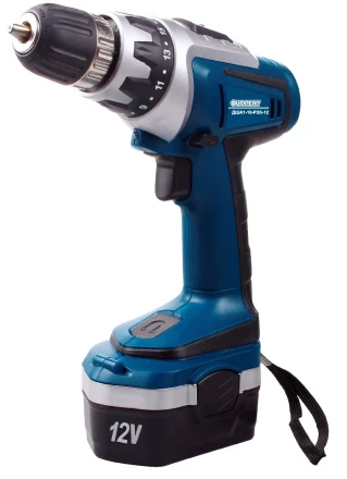 Дрель-шуруповерт аккумуляторная Фиолент ДША1-10-РЭ3-12 В купить в Кургане