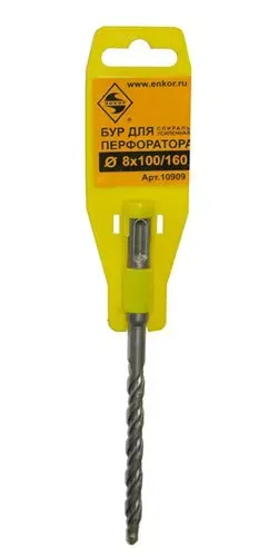 Бур SDS+  ф 8х100/160 усиленный  10/50/200 10909 купить в Кургане