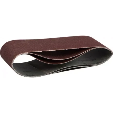 Лента шлифовальная бесконечная ЗУБР &quot;МАСТЕР&quot; на тканевой основе, для ЛШМ, P80, 75х457мм, 3шт 35541-080 купить в Кургане