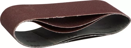 Лента шлифовальная бесконечная ЗУБР &quot;МАСТЕР&quot; на тканевой основе, для ЛШМ, P80, 75х457мм, 3шт 35541-080 купить в Кургане