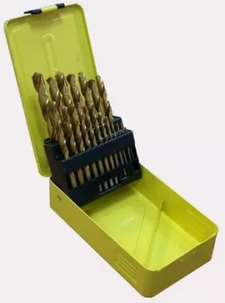 Набор сверл д/мет. 19шт 1-10/шаг0,5мм с покрыт.1/25 21220 купить в Кургане