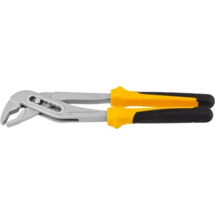 Клещи переставные JCB, хромированное покрытие, двухкомпонентная рукоятка, CrV cталь, 250мм JPL015 купить в Кургане