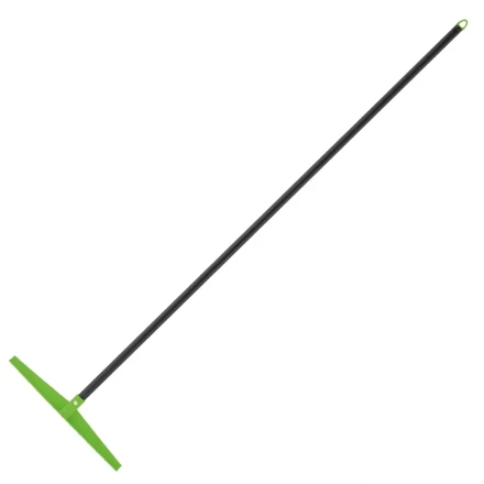 Грабли пластиковые, 430 мм, 13 прямых зубьев, металлический черенок, Сибртех 61730 купить в Кургане