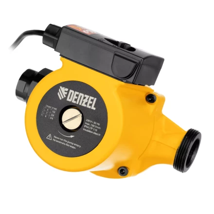 Циркуляционный насос CP25-8, напор 8 м, 130 л/мин, 1 м кабель, монт. длина 180 мм Denzel 99412 купить в Кургане