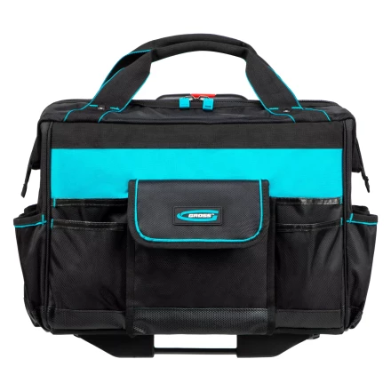 Сумка для инструмента Gross 90277, 460х240х340мм, выдвижная рукоятка, колеса купить в Кургане