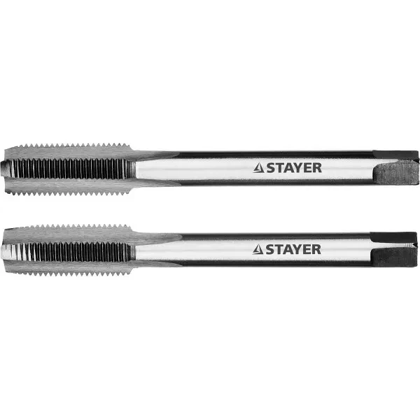 Комплект метчиков STAYER "MASTER", сталь 9ХС, М10х1,0, 2 шт 28025-10-1.0-H2 купить в Кургане
