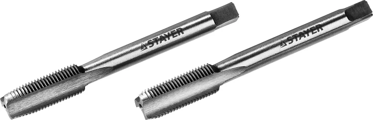 Комплект метчиков STAYER "MASTER", сталь 9ХС, М10х1,0, 2 шт 28025-10-1.0-H2 купить в Кургане