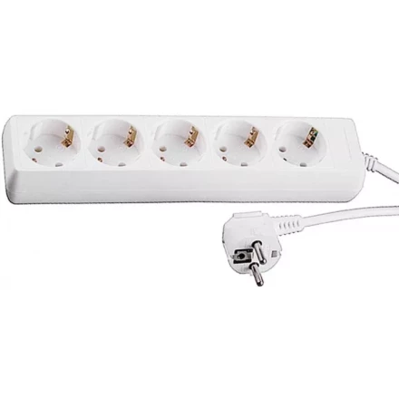 Удлинитель СВЕТОЗАР электрический с заземлением, евро, 5 гнезд, 3м SV-55053-3 купить в Кургане