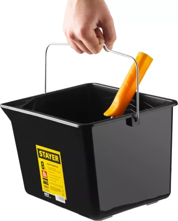 Ведро малярное пластмассовое, 8 л, STAYER 06092-08 купить в Кургане