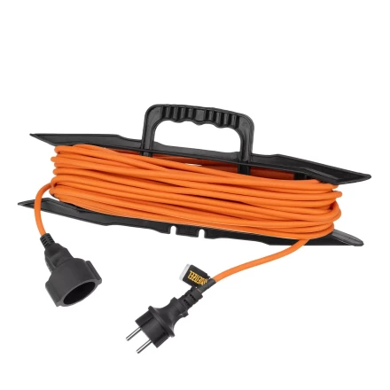 Удлинитель-шнур силовой Denzel Garden Series, б/з, ПВС, 20м, 1 розетка, 2 x 1 мм, 3 м 37402 купить в Кургане