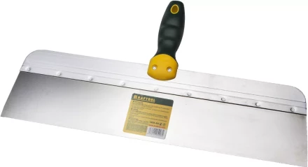 Шпатель KRAFTOOL фасадный с двухкомпонентной ручкой, нержавеющее полотно, 450мм 10036-450 купить в Кургане