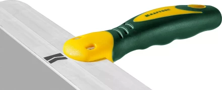 Шпатель KRAFTOOL фасадный с двухкомпонентной ручкой, нержавеющее полотно, 450мм 10036-450 купить в Кургане