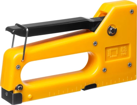 Степлер &quot;A 53&quot;, пластиковый корпус, для тонкой скобы тип 53 (4-8 мм), STAYER Master 3140_z01 купить в Кургане