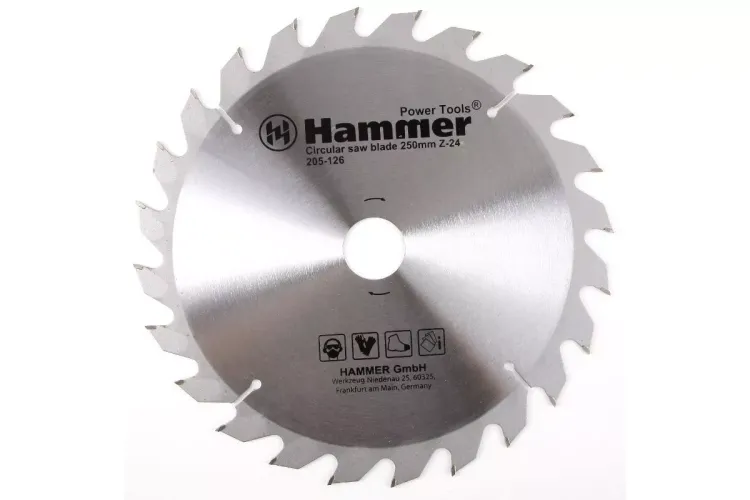 Диск пильный твердосплавный HAMMER Ф250х30мм 24зуб. купить в Кургане