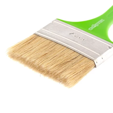 Кисть флейцевая &quot;Евро&quot;, 75 x 8, натуральная щетина, пластиковая ручка Сибртех 83303 купить в Кургане