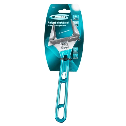 Ключ разводной 250 мм Gross 15559, CrV, облегченный купить в Кургане