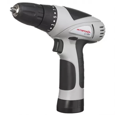 Дрель-шуруповерт аккумуляторная ИНТЕРСКОЛ ДА 10/10,8 ЭР - Li-ion в КЕЙСЕ купить в Кургане