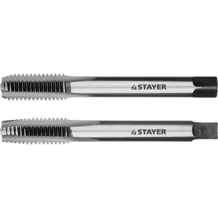 Комплект метчиков STAYER &quot;MASTER&quot;, сталь 9ХС, М10х1,5, 2 шт 28025-10-1.5-H2 купить в Кургане