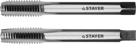 Комплект метчиков STAYER &quot;MASTER&quot;, сталь 9ХС, М10х1,5, 2 шт 28025-10-1.5-H2 купить в Кургане