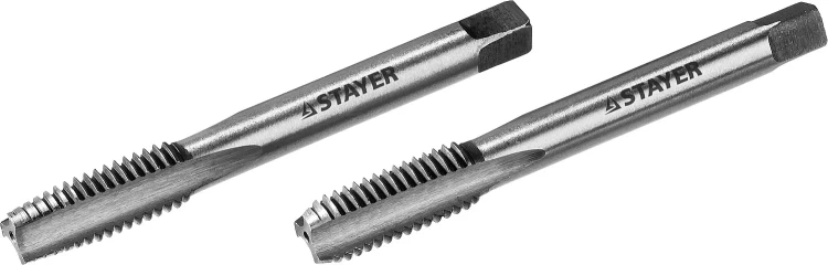 Комплект метчиков STAYER "MASTER", сталь 9ХС, М10х1,5, 2 шт 28025-10-1.5-H2 купить в Кургане