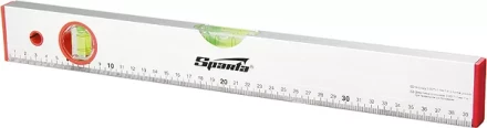 Уровень алюминиевый 1800 мм 2 глазка линейка  SPARTA 35118 купить в Кургане