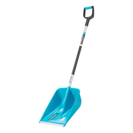 Лопата для уборки снега Palisad 61794, полипропилен, 365х460х1500мм, алюминиевый черенок, ПВХ накладка, LUXE купить в Кургане