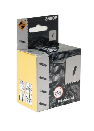 Коронка Bi-Metal Ф64 мм М3 Энкор 24164 купить в Кургане