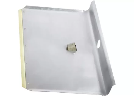 Лопата тротуарная 600х400 1,5 мм без черенка алюминиевая металлическая окантовка СИБРТЕХ 61541 купить в Кургане