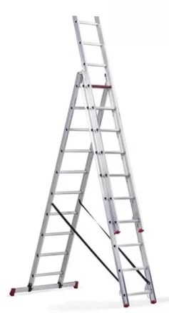 Лестница 3-х секционная алюминиевая 3*10 1013307 купить в Кургане