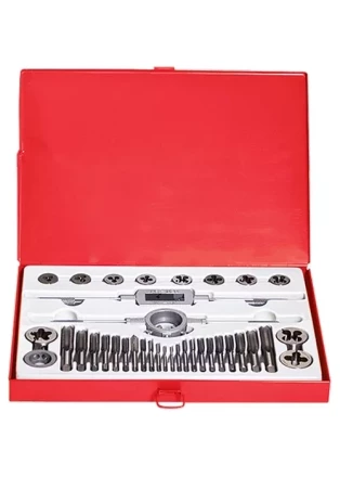 Набор метчиков и плашек М3 - М16 36 предметов MATRIX MASTER 77339 купить в Кургане