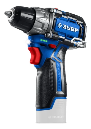 ЗУБР КОМПАКТ #1 , 12 В, 45 Н·м, без АКБ (тип Т7), дрель-шуруповерт, BRUSHLESS, Профессионал (DB-121) купить в Кургане