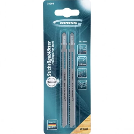 Полотна для электролобзика по дереву 2 шт 3165 GROSS 78266 купить в Кургане