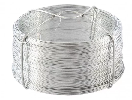 Проволока стальная оцинкованная 0,5 мм длина 200м Сибртех 47750 купить в Кургане