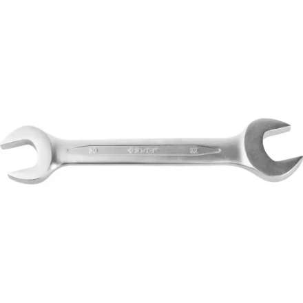 Ключ ЗУБР &quot;ПРОФИ&quot; гаечный рожковый, Cr-V сталь, хромированный, 30х32мм 27027-30-32 купить в Кургане