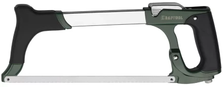 Ножовка по металлу KRAFTOOL GRAND, быстрое рычажное натяжение, биметаллическое полотно, обрезиненные рукоятки, 300 мм 15802_z01 купить в Кургане