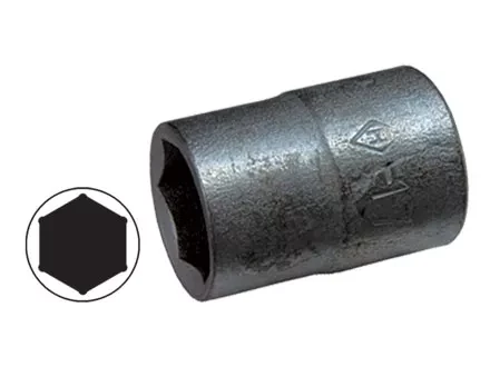 Головка торцевая, 6-гранная, 12 мм, CrV, оцинкованная  SPARTA 136165 купить в Кургане