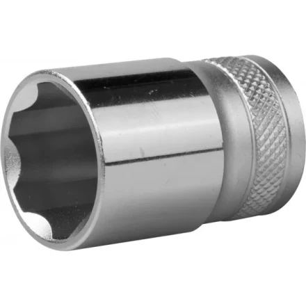 Торцовая головка KRAFTOOL &quot;INDUSTRIE QUALITAT&quot;, Cr-V, SUPER-LOCK, хромосатинированная, 1/2&quot;, 21 мм 27801-21_z01 купить в Кургане