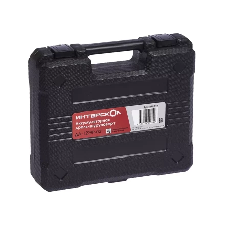 Аккумуляторная дрель-шуруповерт со съемным патроном ИНТЕРСКОЛ ДА-12ЭР-02 КОМБИ Li-ion (2 х 1,5Ач) купить в Кургане